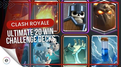 20 win challenge decks|20 win clash royale challenge.